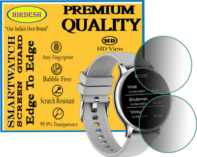 hirdesh Screen Guard for Fire-Boltt Phoenix(Pack of 2)