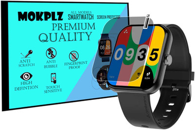 MOKPLZ Screen Guard for AMBRANE WISE EON MAX SMARTWATCH(Pack of 1)