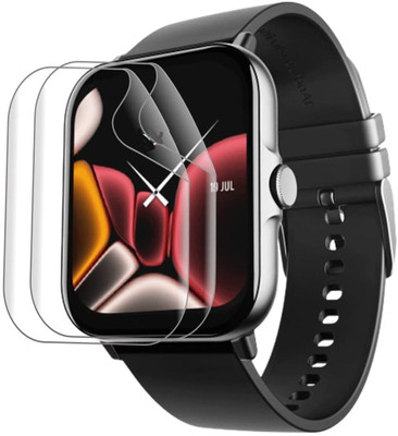 CUBES Screen Guard for boAt Ultima Call, 1.83 inch HD Display Smartwatch | Crack proof | Touch Sensitive | Unbreakable | Ultra Thin | Edge To Edge TPU Film(Pack of 2)