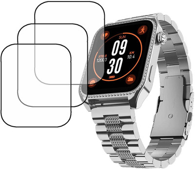 MOKPLZ Screen Guard for FIRE BOLTT XELOR SMARTWATCH(Pack of 3)