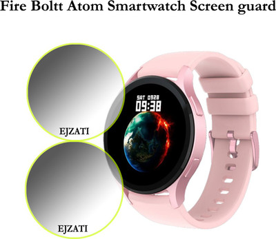 EJZATI Screen Guard for Fire Boltt Atom Smartwatch(Pack of 2)