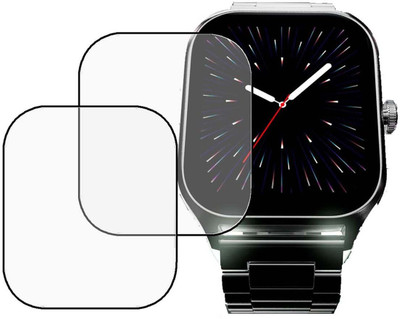 MOKPLZ Screen Guard for FIRE BOLTT SOLARIS SMARTWATCH(Pack of 2)
