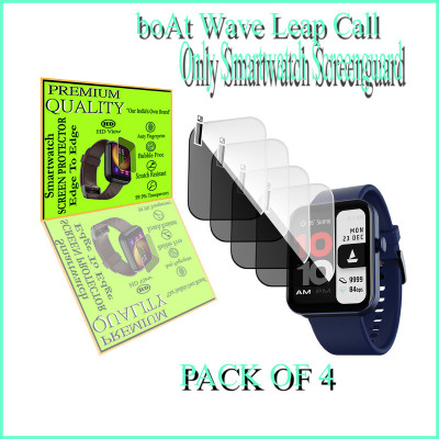 daffin Screen Guard for boAt Wave Leap Call(Pack of 4)