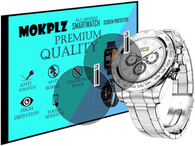 MOKPLZ Screen Guard for FIRE BOLTT BLIZZARD SMARTWATCH(Pack of 2)