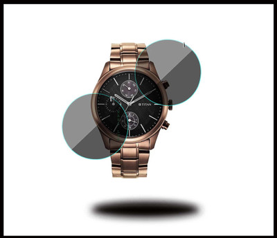 HANS LSR Screen Guard for TITAN ANALOG BLACK DIAL(Pack of 2)