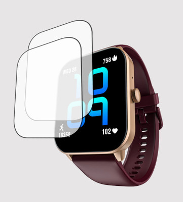ejzatex Screen Guard for NOISEFIT COLORFIT QUBE 2 SMARTWATCH, SCREEN GUARD(Pack of 2)