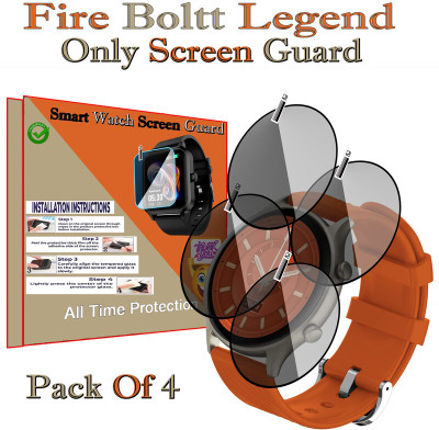 HIDEOUS Screen Guard for Fire Boltt Legend(Pack of 4)