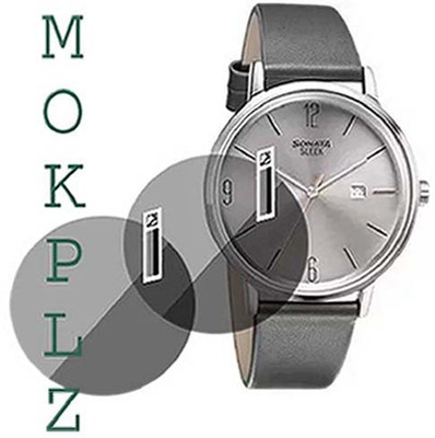MOKPLZ Screen Guard for SONATA SLEEK ANALOG GREY DIAL(Pack of 2)