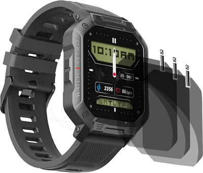 TXGO Screen Guard for BoAt Wave Armour Smartwatch(Pack of 3)