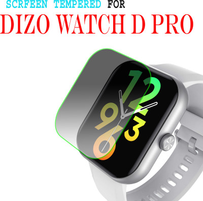 EJZATI Edge To Edge Screen Guard for DIZO WATCH D PRO SMARTWATCH SCREEN GUARD(Pack of 1)