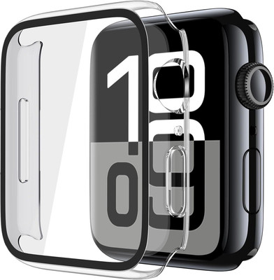 KAZUKI Screen Guard for 44mm Apple Watch Series SE 2 / 6 / SE / 5 / 4 44mm Hard PC Watch Case (Clear)(Pack of 1)