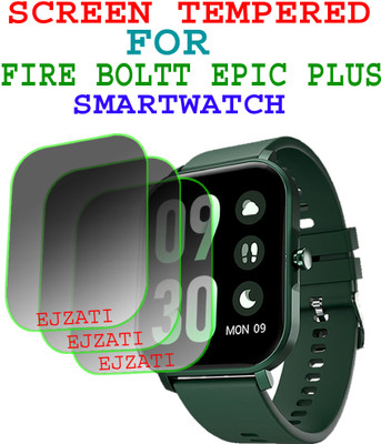 EJZATI Screen Guard for FIRE BOLTT EPIC PLUS SMARTWATCH(Pack of 3)