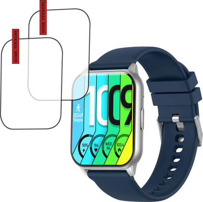ejzatex Screen Guard for PEBBLE COSMOS NOVA SMARTWATCH, SCREEN GUARD(Pack of 2)