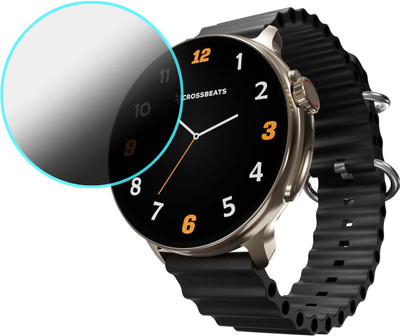 MOKPLZ Screen Guard for CROSSBEATS AURA SMARTWATCH(Pack of 1)
