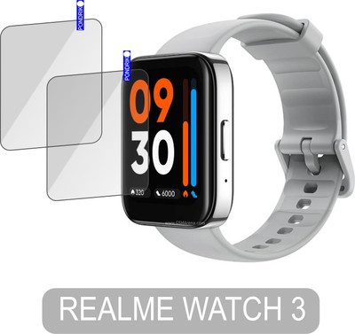 PONDRIK Screen Guard for Realme Watch 3 Smartwatch(Pack of 2)
