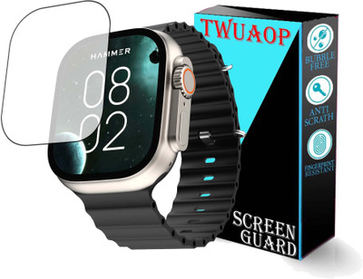 TWUAOP Screen Guard for HAMMER ACTIVE 2.0 SMARTWATCH(Pack of 1)