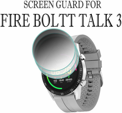 hirdesh Screen Guard for Fire Boltt Talk 3 32.5MM(Pack of 3)