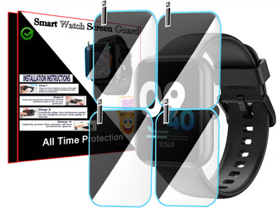 HIDEOUS Screen Guard for DIZO Watch D Plus.(Pack of 4)