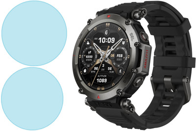 CUBES Screen Guard for Amazfit T Rex Ultra | 1.39 Inch | Soft and Flexible | Touch Sensitive | Unbreakable | Ultra Thin| Edge To Edge TPU Film ( Not a Tempered Glass )(Pack of 2)