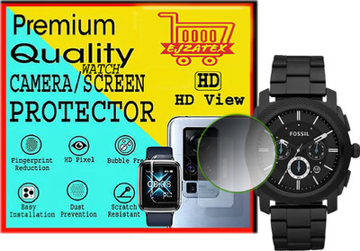 ejzatex Screen Guard for Fossil Men's FS4552 Machine Black Stainless Steel Chronograph Watch(Pack of 1)