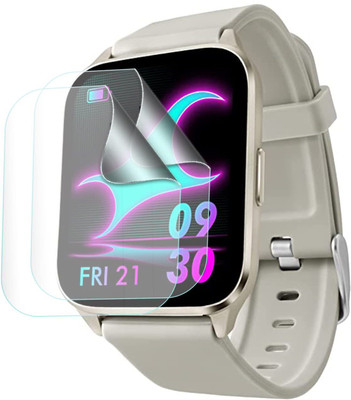 LIGHTWINGS Screen Guard for Fastrack Reflex Beat Plus (1.69) Smart Watch(Pack of 2)