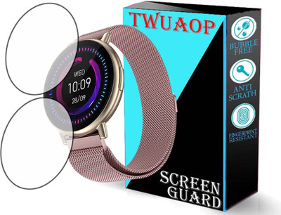 TWUAOP Screen Guard for FIRE BOLTT DESTINY SMARTWATCH(Pack of 2)