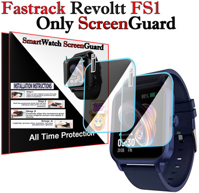 HIDEOUS Screen Guard for Fastrack Revoltt FS1(Pack of 2)