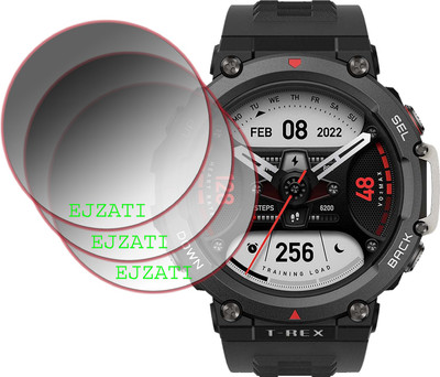 EJZATI Screen Guard for AMAZFIT T-REX 2 SMARTWATCH(Pack of 3)