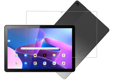 Bigil Edge To Edge Tempered Glass for Lenovo Tab M10 Plus (3rd Gen) 10.61 inch, (Premium Perfect Fit Edge To Edge Full Glue)(Pack of 1)