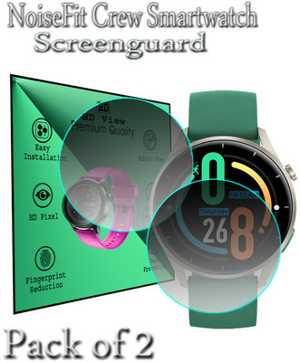 daffin Edge To Edge Screen Guard for NoiseFit Crew(Pack of 2)