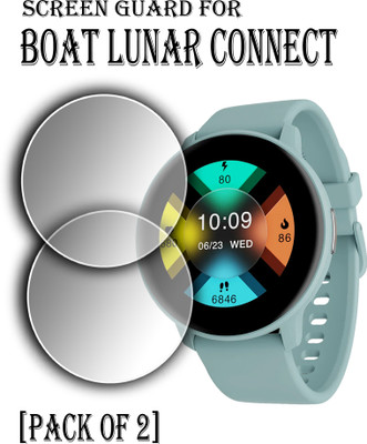 ejzatex Edge To Edge Screen Guard for BOAT LUNAR CONNECT SMARTWATCH(Pack of 2)