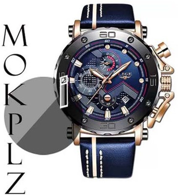 MOKPLZ Screen Guard for LIGE MEANS ANALOG QUARTZ WATCH(Pack of 1)