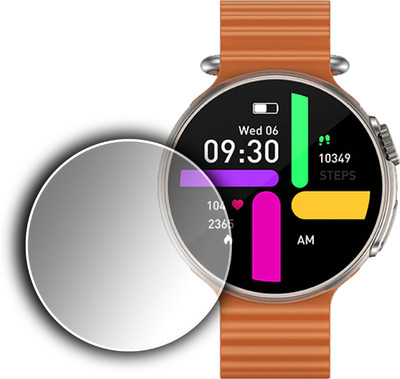 ejzatex Screen Guard for FIRE BOLTT ASTEROID SMARTWATCH, SCREEN GUARD(Pack of 1)