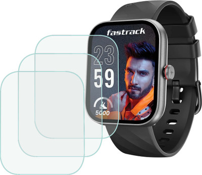 MOKPLZ Screen Guard for FASTRACK REVOLT FS2 SMARTWATCH(Pack of 3)