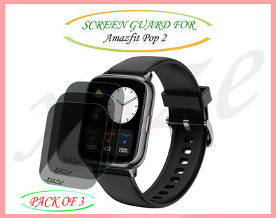 XAZE Screen Guard for Amazfit Pop 2 Smartwatch(Pack of 4)