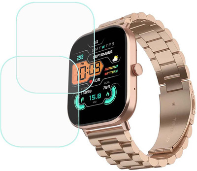 MOKPLZ Screen Guard for FIRE BOLTT ENCORE SMARTWATCH(Pack of 2)