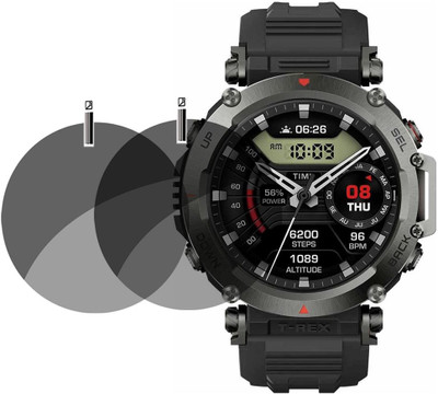 TXGO Screen Guard for Amazfit T-Rex Ultra Smartwatch(Pack of 2)