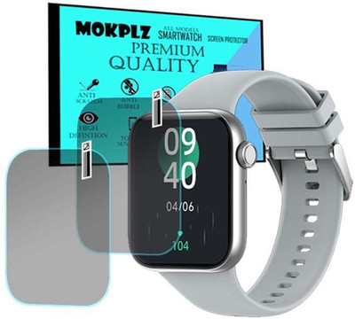 MOKPLZ Screen Guard for CROSSBEATS IGNITE HUSTLE SMARTWATCH(Pack of 2)