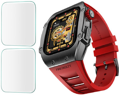 CUBES Screen Guard for Fire-Boltt Asphalt 48.5 mm, Smartwatch | Soft and Flexible | Touch Sensitive | Unbreakable | Ultra Thin High Grade TPU Film ( Not a Tempered Glass )(Pack of 2)