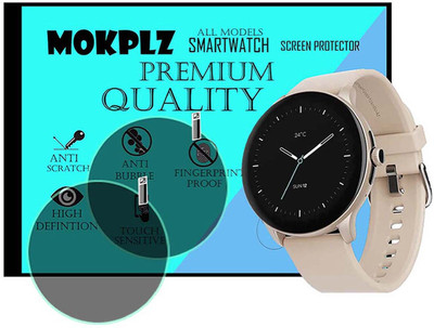 MOKPLZ Screen Guard for BOAT LUNAR CALL PLUS SMARTWATCH(Pack of 2)