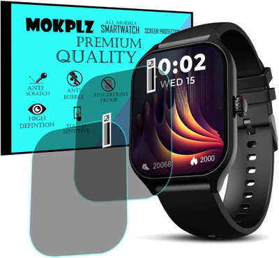 MOKPLZ Screen Guard for BEATXP MARV RAZE SMARTWATCH(Pack of 2)