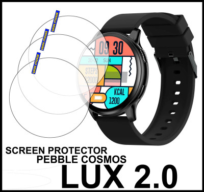 TWUAOP Screen Guard for PEBBLE COSMOS LUX 2.0(Pack of 3)