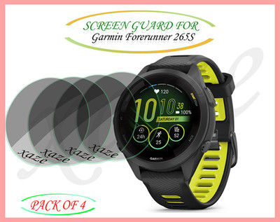 XAZE Screen Guard for Garmin Forerunner 265S Smartwatch(Pack of 4)