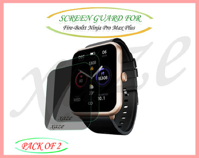 XAZE Screen Guard for Fire-Boltt Ninja Pro Max Plus Smartwatch(Pack of 2)