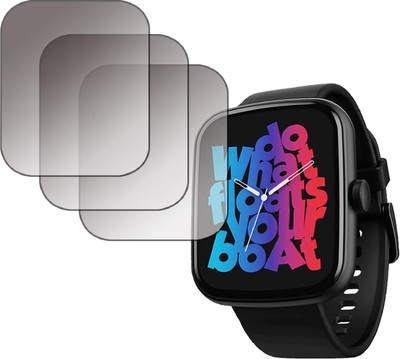 EJZATI Edge To Edge Screen Guard for BOAT WAVE BEAT CALL SMARTWATCH(Pack of 3)