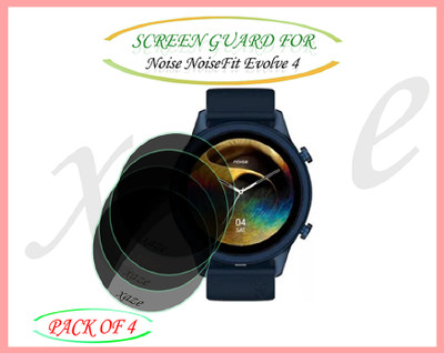 XAZE Screen Guard for Noise NoiseFit Evolve 4 Smartwatch(Pack of 4)