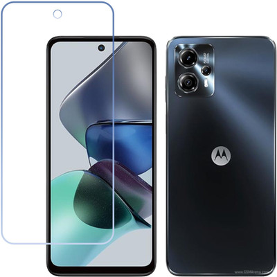 DVMART Screen Guard for 9H Crystal Clear Motorola Moto G23(Pack of 1)
