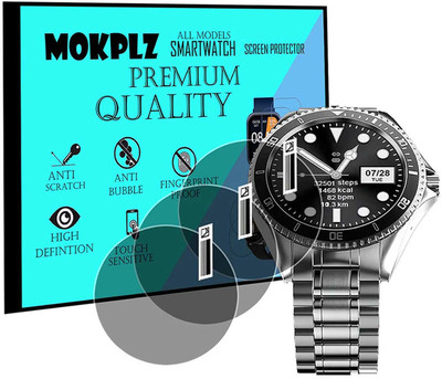 MOKPLZ Screen Guard for FIRE BOLTT QUANTUM SMARTWATCH(Pack of 3)