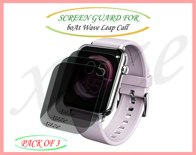 XAZE Screen Guard for boAt Wave Leap Call Smartwatch(Pack of 3)