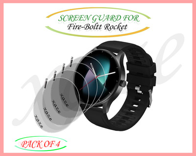XAZE Screen Guard for Fire-Boltt Rocket Smartwatch(Pack of 4)